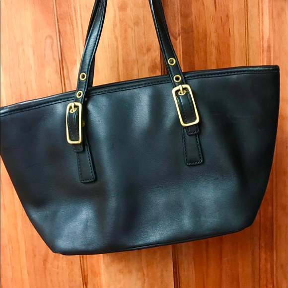 Vintage Coach black leather bag - Picture 6 of 7
